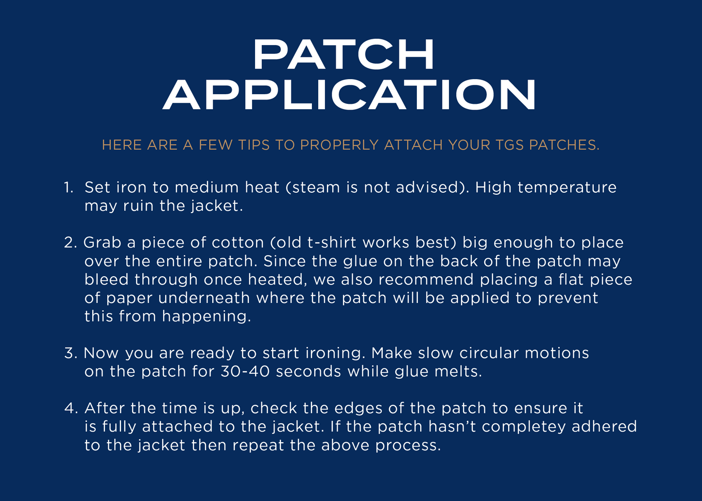 Why We Gather Iron-On Patch